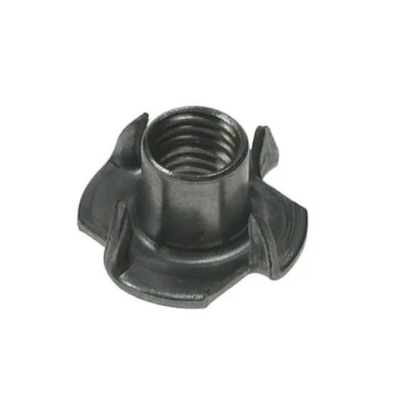 M8 x 11 Steel 4 Pronged Tee Nuts Self Colour (Pack of 3,000)