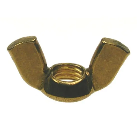 M6 Wing Nuts Brass DIN 315 Light Pattern (Pack of 500)