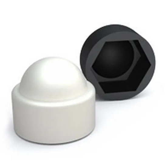 M6 Black Plastic Cover Caps [Pack of 100]