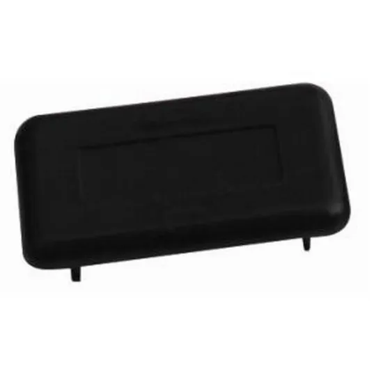 End Caps 41x21mm Black Shallow (Pack of 100) End Caps 41x21mm Black Shallow (Pack of 100)