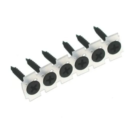 3.5x45 Collated Bugle Fine Thread Drywall Screws CE - Black (Pack of 1,000)
