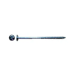 M8 x 280 Flange Panel Twistec Timber Screws TX40 CE Approved - Yellow Zinc Plated (Pack of 50)