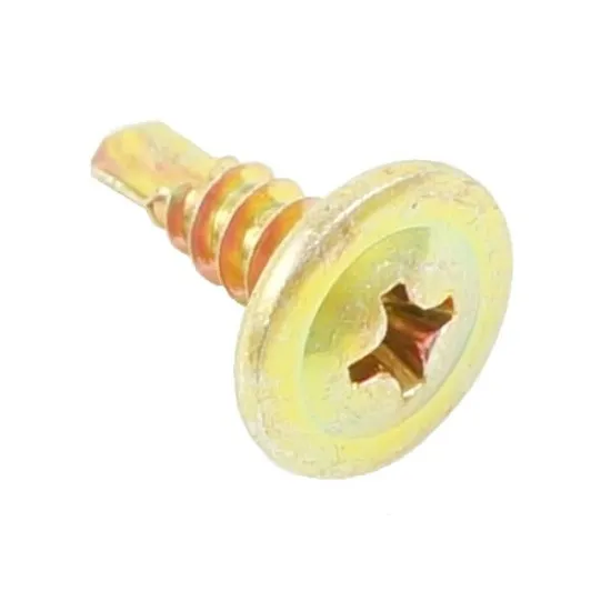4.2x13 Wafer Self Drill Screws CE - Zinc & Yellow (Pack of 1,000)