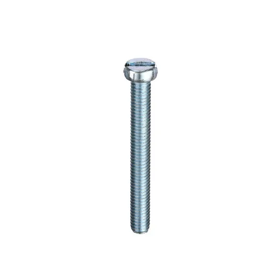M5x30 Cheese Head Slotted Machine Screws Zinc Plated (Pack of 500)