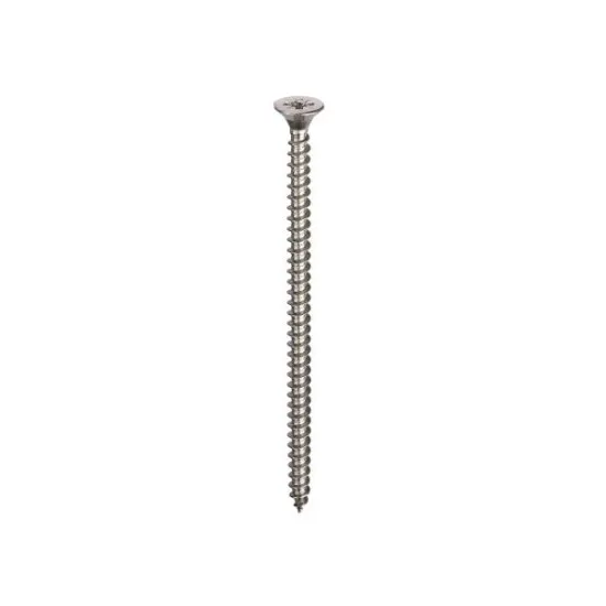 4.0x20 Pozi Csk General Purpose Chippy Woodscrews Stainless Steel (Pack of 500) [Grade 304 A2]