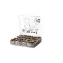 Ulti-mate PoziSquare Double Csk Woodscrews Plastic Case - Zinc Yellow (Pack of 700)