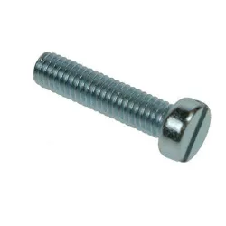 M2.5x10 Cheese Head Slotted Machine Screws Zinc Plated (Pack of 2,000)