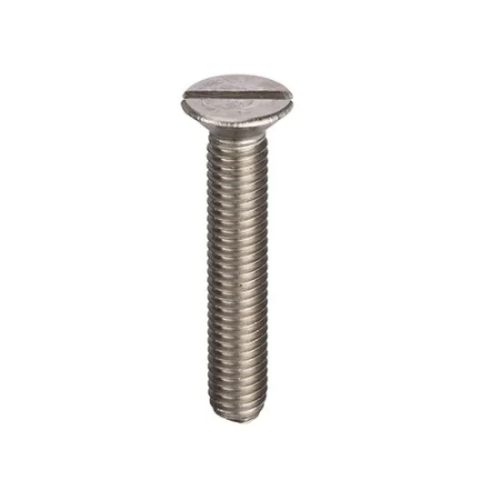 M3x10 Countersunk Slotted Machine Screws Stainless Steel (Pack of 500)