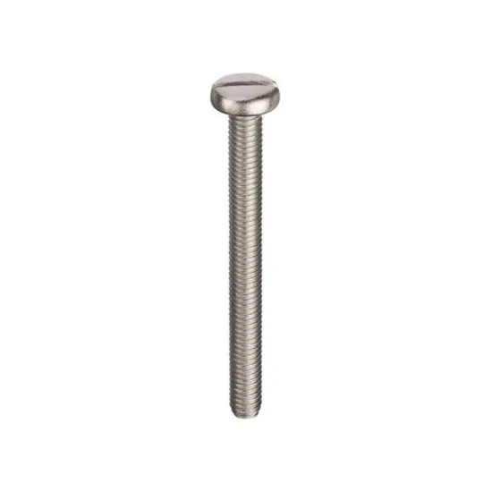 M5x8 Pan Head Slotted Machine Screws Stainless Steel (Pack of 500) [DIN 963 Grade 304 A2]