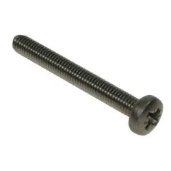 M2x6 Pan Head Pozi Machine Screws Stainless Steel (Pack of 1,000) [DIN 963 Grade 304-A2]