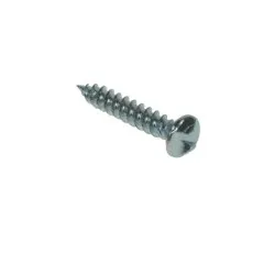 8 x 3/4 Clutch Anti-Vandal Woodscrews - Zinc Plated (Pack of 200)