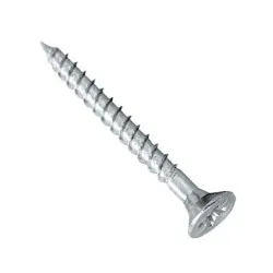 12 x 3 Pozi Csk Twinthread Woodscrews - Zinc Plated (Pack of 100)