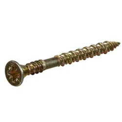 4.2x50mm Ulti-mate Floorboard Screws - Yellow Zinc Plated (Pack of 200)