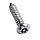 M4.8 x 19mm Tamper TX Button Head Self Tapping Screws (Pack of 1,000) [Grade 304-A2]