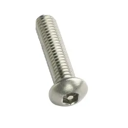 M6 x 50mm Button Head Pin Hex Machine Screws (Pack of 500) [Grade 304-A2]