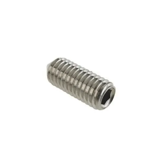M5x12 Socket Set Screw Cone Cup Point Stainless Steel (Pack of 500) [DIN 914 Grade 304 A2]
