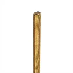 M3 x 1m Threaded Rod Brass DIN 975 (Single Bar)