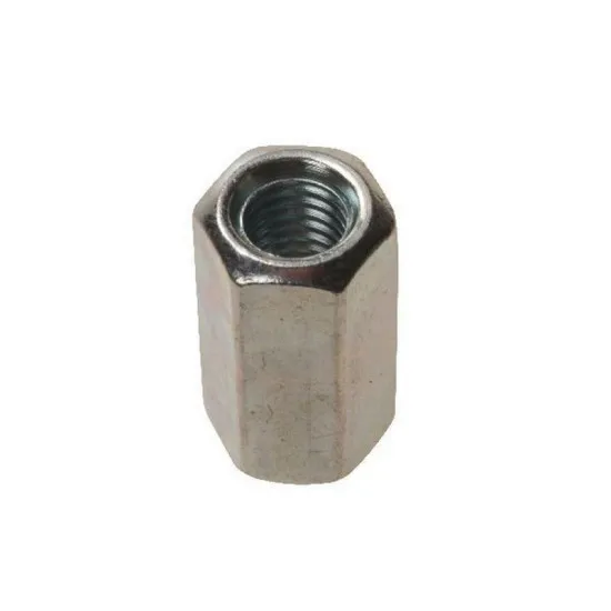 M6x18 Thread Connectors Zinc Plated (Pack of 100) M6x18 Thread Connectors Zinc Plated (Pack of 100)