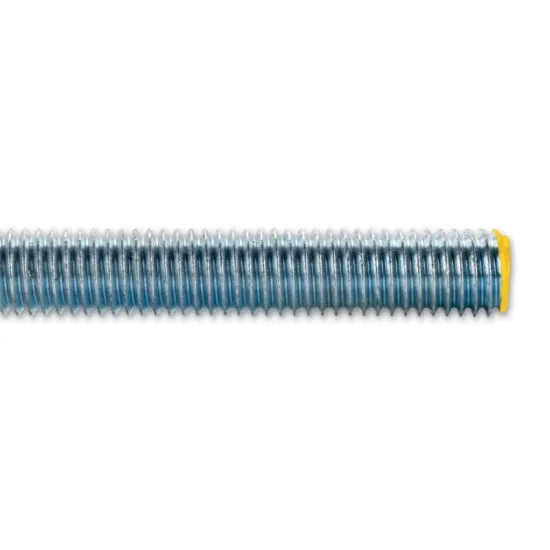3/4in x 3ft BSW Threaded Rod Zinc Plated 4.8 (Single Bar)