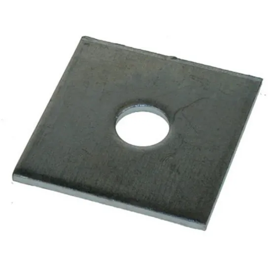 M10x50x3 Square Plate Washer Self Colour (Pack of 100) M10x50x3 Square Plate Washer Self Colour (Pack of 100)