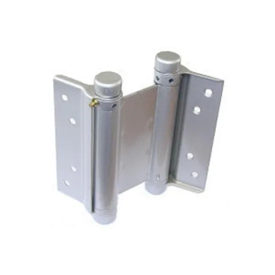 75mm Double Action Spring Hinge 280 Silver Lacquered [Pair]