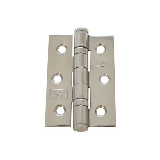 76 x 51 x 2mm Ball Bearing Hinge [Polished Stainless Steel]