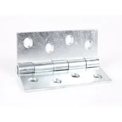 100mm Strong Steel Butt Hinge 451 Zinc Plated [Pair] (Box of 5)