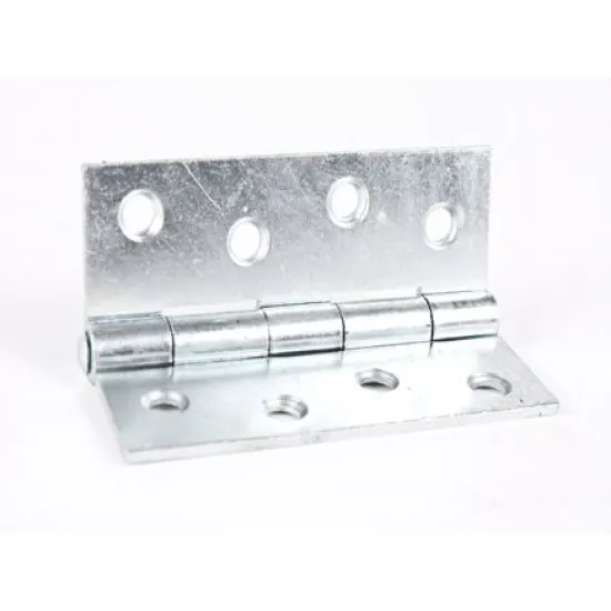 100mm Strong Steel Butt Hinge 451 Zinc Plated [Pair] (Box of 5)