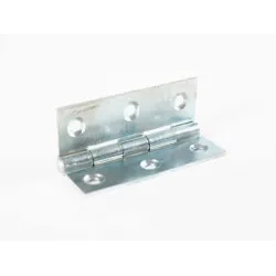 63mm Cranked Light Steel Butt Hinge 1838 Zinc Plated [Pair] (Box of 10)