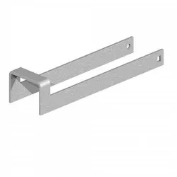 350x50x6mm Throw Over Gate Loop Doubkle Gate 156/M [Galvanised] (Pack of 2)