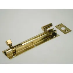 76x25mm 240 Brass Necked Barrel Bolt CP (Pack of 10)