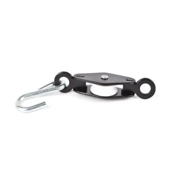 32mm Single Clothes Line Pulley 260N [Epoxy Black] (Pack of 10)
