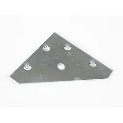 50mm Flat Corner Bracket 322 [Zinc Plated] (Box of 20)