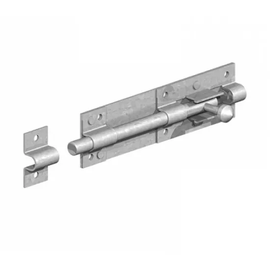 203mm 923A Straight Tower Bolt [Galvanised] (Box of 10)