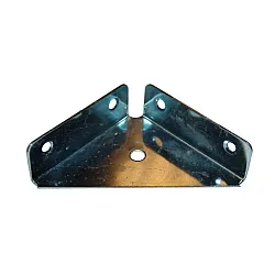 50mm Flange Corner Bracket 322 [Zinc Plated] (Box of 50)