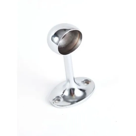 25mm Deluxe End Bracket [Chrome Plated] (Pack of 5)