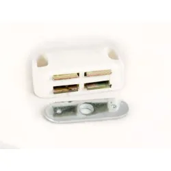 Magnetic Catch 4Kg Pull [Epoxy White] (Pack of 10)