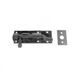 102mm 923AN Necked Tower Bolt [Epoxy Black] (Box of 10)