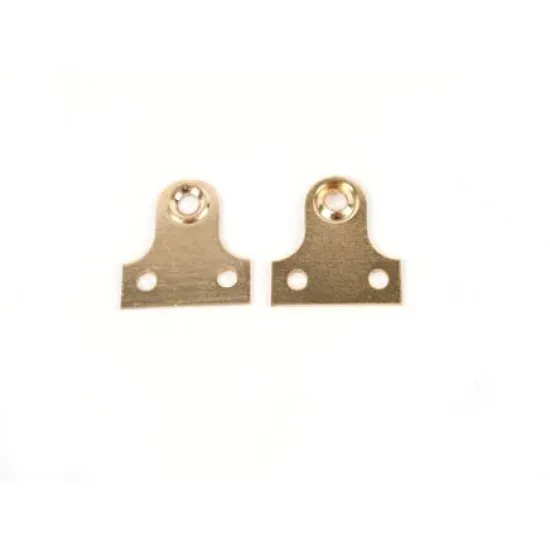 Slotted Glass Plate [Polished Brass] (4x Pack of 2)