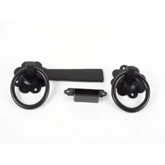 152mm Ring Gate Latch 1137 (Epoxy Black) (Pack of 4)