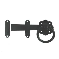 127mm 1136 Ring Gate Latch [Epoxy Black] (Pack of 5)