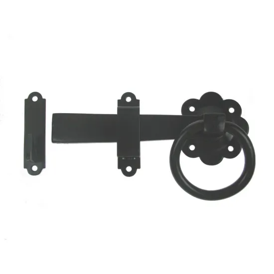 152mm 1136 Ring Gate Latch [Epoxy Black] (Pack of 5)