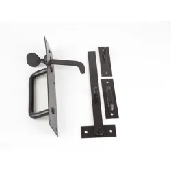 178mm 20/2 No.2 Suffolk Latch [Epoxy Black] (Pack of 4)