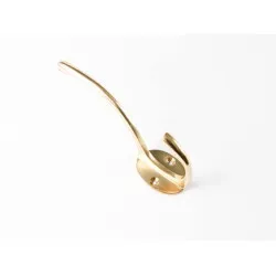 51mm Victorian Double Wardrobe Hook Brass (Pack of 25)