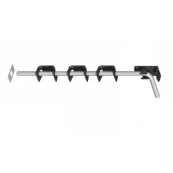 305mm 1260L Light Garage Door Bolt [Epoxy Black] (Pack of 5)
