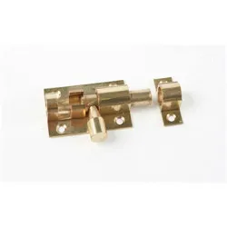 40x25mm 220 Barrel Bolt [Polished Lacquered Brass] (Box of 10)