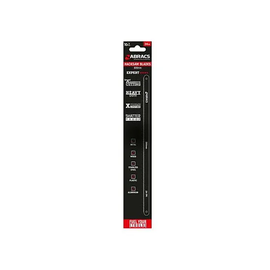 300mm Hacksaw Blades (Pack of 10) [24 tpi]