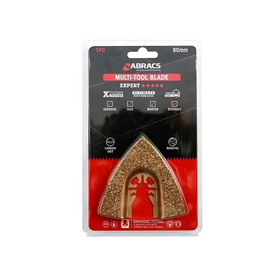 80mm Carbide Grit Delta Rasp - Tiling 80mm Carbide Grit Delta Rasp - Tiling