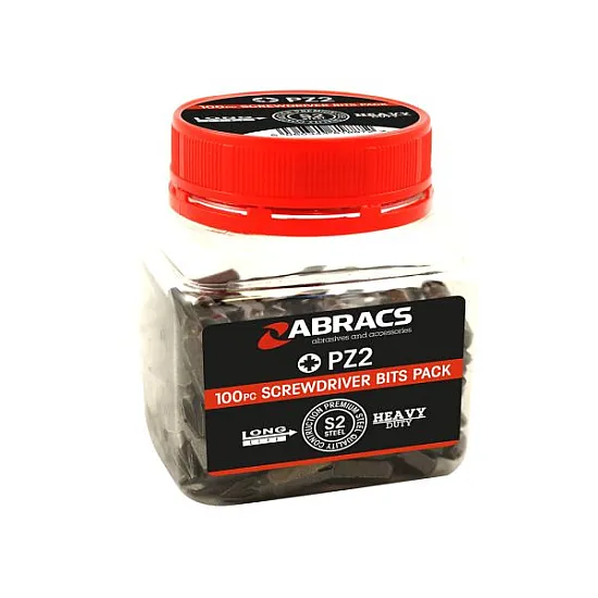 25mm PZ2 Screwdriver Bits (Tub Of 100) 25mm PZ2 Screwdriver Bits (Tub Of 100)