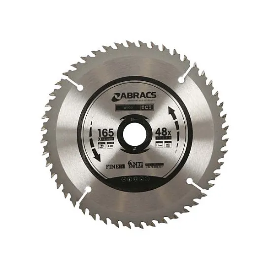 165 x 20 x 48T TCT Blade For Wood [Cordless]